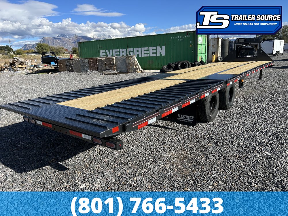 8.5x35 Diamond C FMAX-HDT 212 Pacesetter Pkg Pacesetter Pkg Gooseneck Hydraulic Dovetail Equipment Trailer - 25.9K GVWR - Hydraulic Disc Brakes, Hydraulic Jack(s), Solar Panel