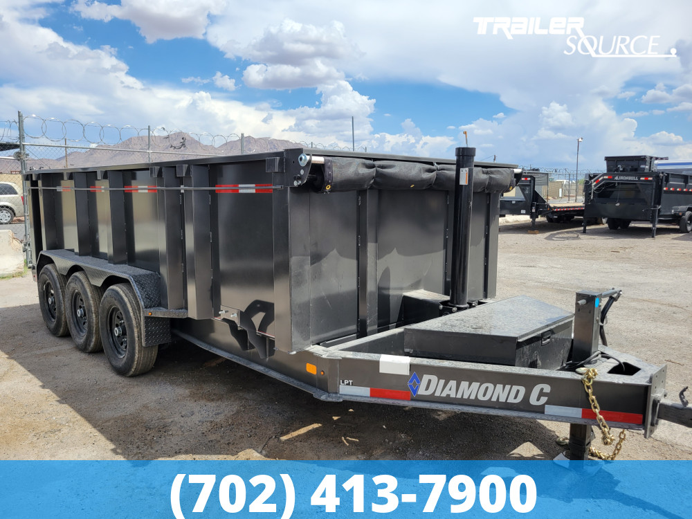 7x16 Diamond C LPT 24K 44" Sides Dump