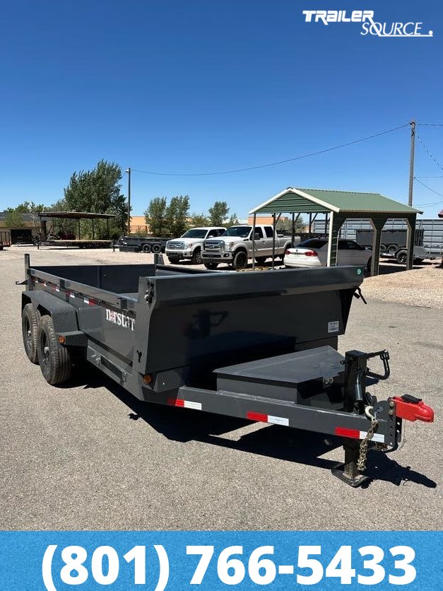 7x14 Norstar Iron Bull DCB 20" Sides 14K Dump Trailer