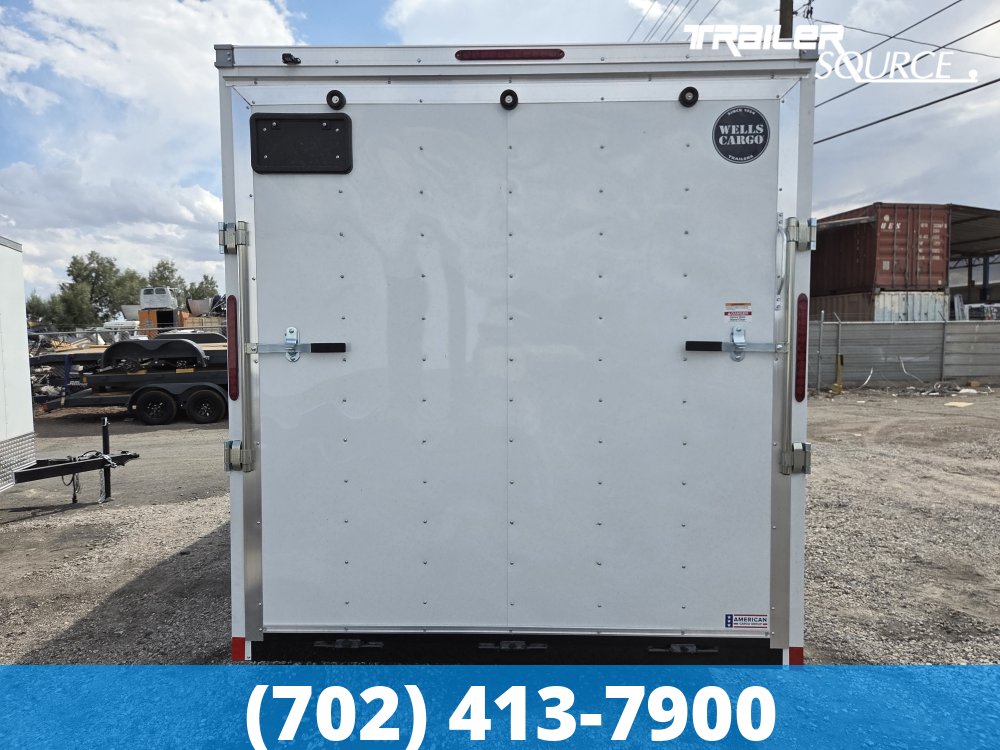 7x16 Wells Cargo FastTrac 7'0" Interior 7K Tandem Axle Enclosed Cargo