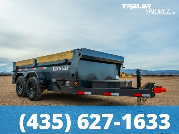 6x12 Norstar Iron Bull DCB 20" Sides 10K Dump Trailer
