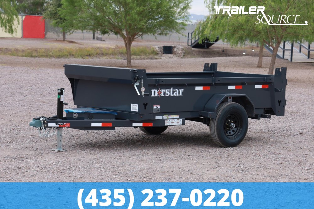 5x10 Norstar Iron Bull DCB 18" Sides 3.5K Dump Trailer