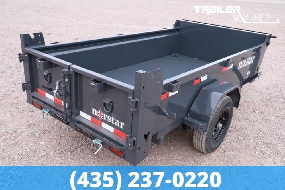 5x10 Norstar Iron Bull DCB 18" Sides 3.5K Dump Trailer