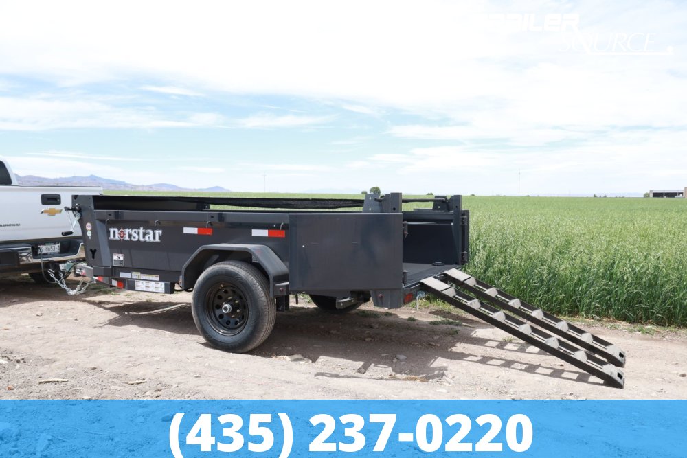 5x10 Norstar Iron Bull DCB 18" Sides 3.5K Dump Trailer