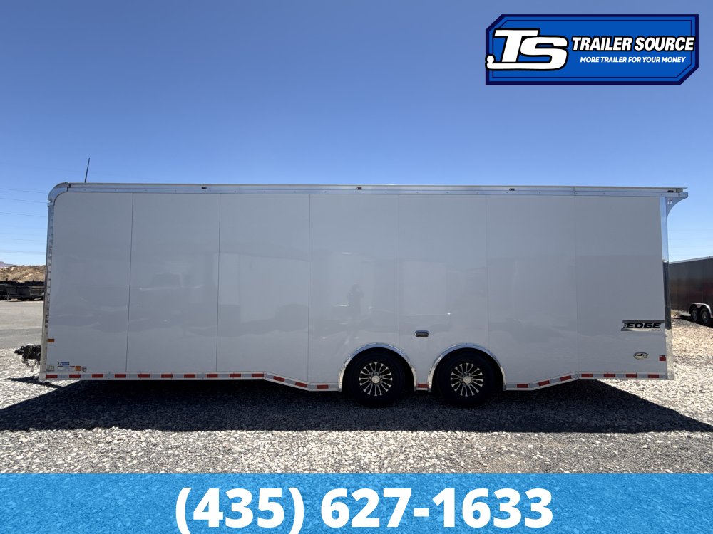 8.5x28 Haulmark Edge Sportsman Pkg Enclosed Car Hauler Trailer - 7'10" Interior - 12K GVWR -