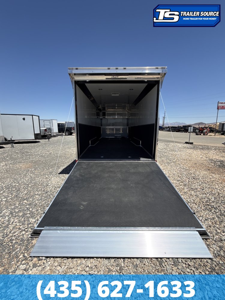 8.5x28 Haulmark Edge Sportsman Pkg Enclosed Car Hauler Trailer - 7'10" Interior - 12K GVWR -