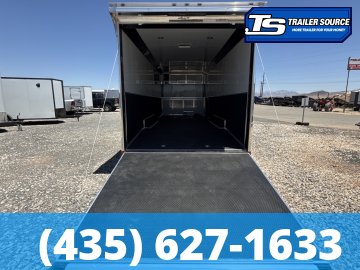 8.5x28 Haulmark Edge Sportsman Pkg Enclosed Car Hauler Trailer - 7'10" Interior - 12K GVWR -
