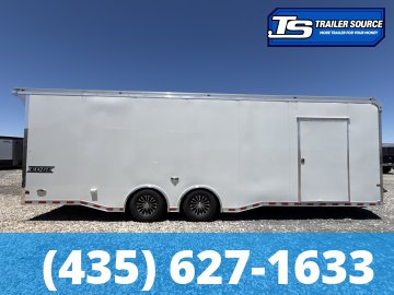 8.5x28 Haulmark Edge Sportsman Pkg Enclosed Car Hauler Trailer - 7'10" Interior - 12K GVWR -
