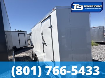 6x12 American Hauler Arrow Enclosed Cargo Trailer - 6'6" Interior - 7K GVWR - Ramp Door