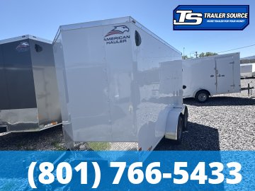 6x12 American Hauler Arrow Enclosed Cargo Trailer - 6'6" Interior - 7K GVWR - Ramp Door