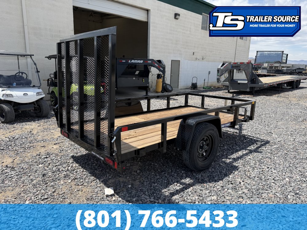 5x10 Sure-Trac Tube Top Utility Trailer - 3.5K GVWR - Ramp Gate