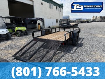 5x10 Sure-Trac Tube Top Utility Trailer - 3.5K GVWR - Ramp Gate