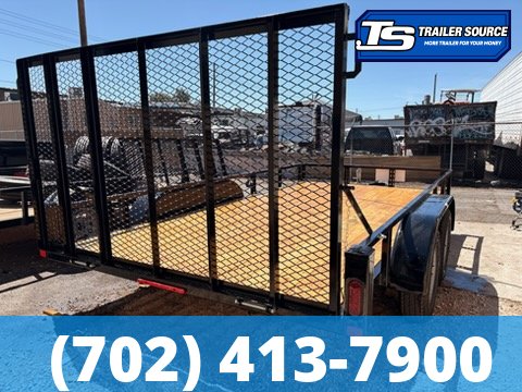 7x14 Echo EA-14-15T Utility Trailer - 7K GVWR - Tire Chocks