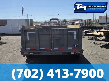 7x16 Diamond C LPT 307 Dump Trailer - 32" Sides - 24K GVWR - 14 Ply Tires, ABS Brakes, Board Brackets