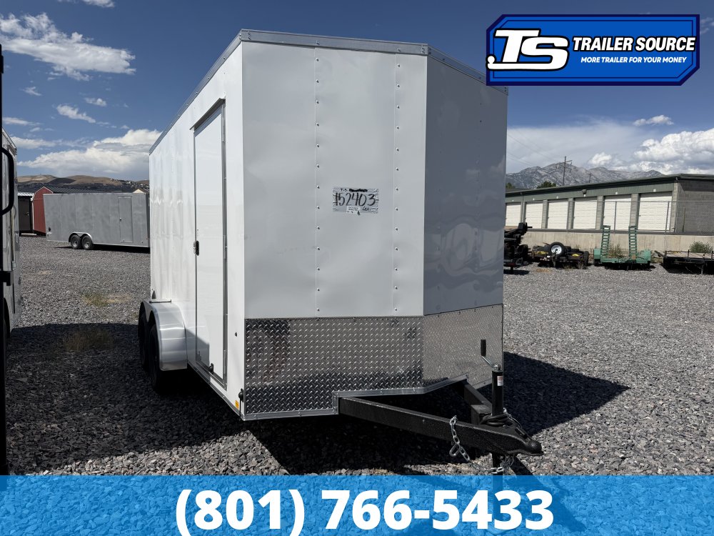 7x14 Look ST DLX Enclosed Cargo Trailer - 7'0" Interior - 7K GVWR - 16" Cross Member Upgrade