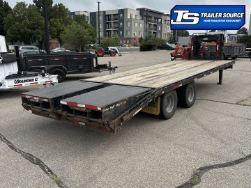 8.5x25 Other Gooseneck Equipment Trailer - 25K GVWR - 10K Axles, HDSS (Hutch) Suspension, Max Ramps