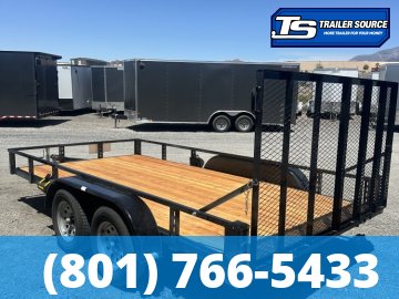 7x16 Echo EA-16-15T Utility Trailer - 7K GVWR - Tire Chocks