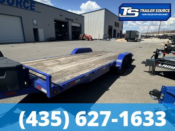 7x20 Innovative XTREME Flatbed Car Hauler Trailer - 10K GVWR - 14 Ply Tires, Dovetail, Tongue Box