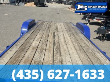 7x20 Innovative XTREME Flatbed Car Hauler Trailer - 10K GVWR - 14 Ply Tires, Dovetail, Tongue Box