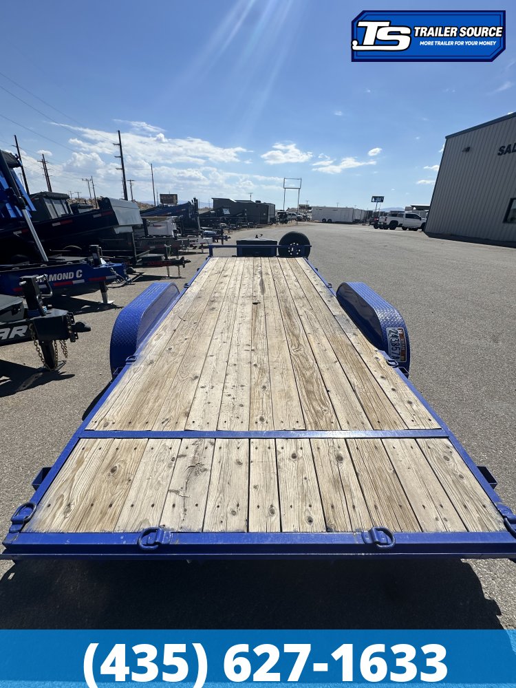7x20 Innovative XTREME Flatbed Car Hauler Trailer - 10K GVWR - 14 Ply Tires, Dovetail, Tongue Box