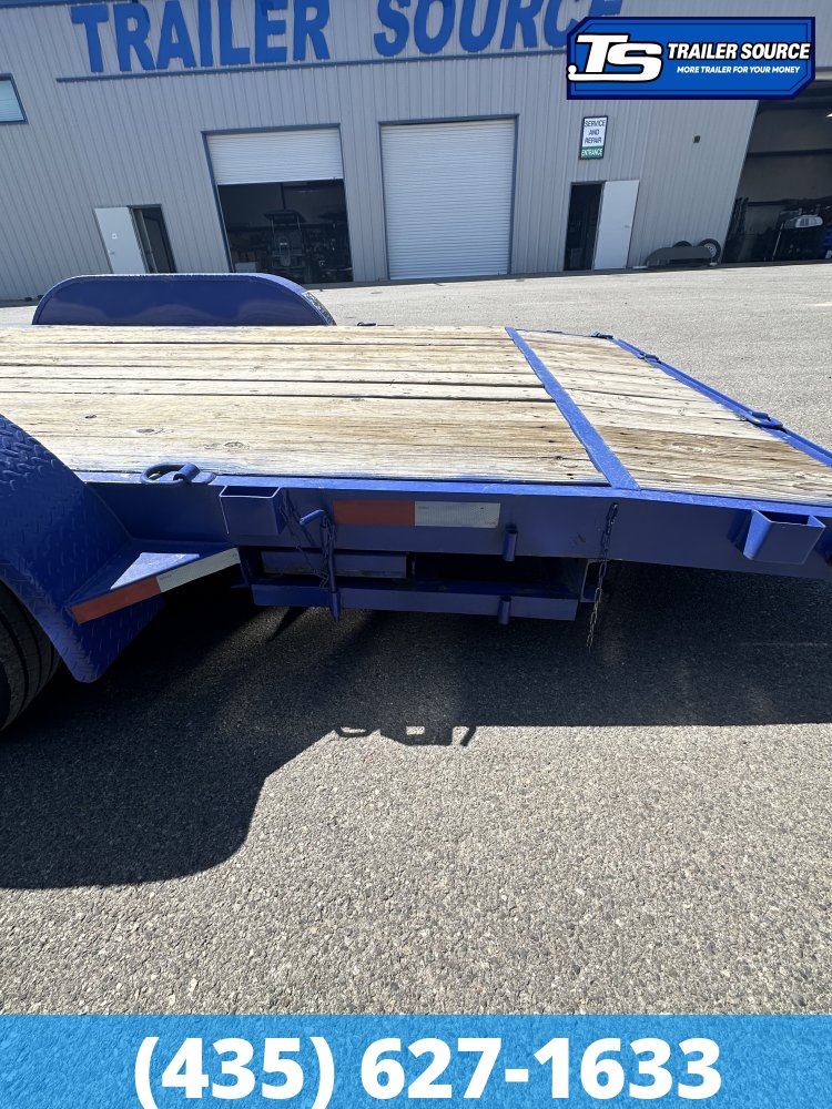 7x20 Innovative XTREME Flatbed Car Hauler Trailer - 10K GVWR - 14 Ply Tires, Dovetail, Tongue Box