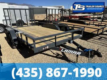 7x16 Lamar UC Tandem Axle Utility Trailer - 7K GVWR -