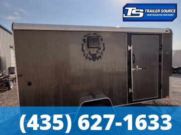 6x12 Interstate ENCLOSED Enclosed Cargo Trailer - 3.5K GVWR - Side Door, Solar Panel, Spare Tire