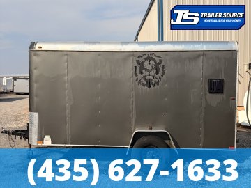 6x12 Interstate ENCLOSED Enclosed Cargo Trailer - 3.5K GVWR - Side Door, Solar Panel, Spare Tire