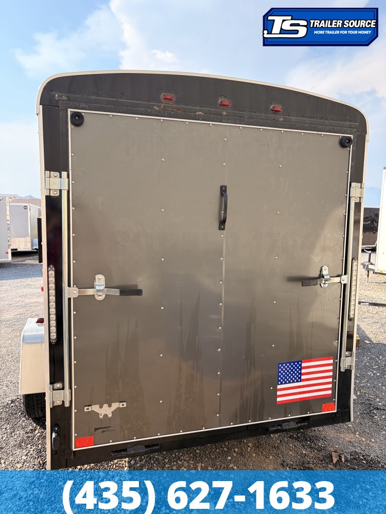 6x12 Interstate ENCLOSED Enclosed Cargo Trailer - 3.5K GVWR - Side Door, Solar Panel, Spare Tire