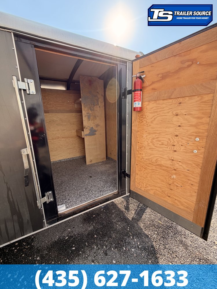 6x12 Interstate ENCLOSED Enclosed Cargo Trailer - 3.5K GVWR - Side Door, Solar Panel, Spare Tire