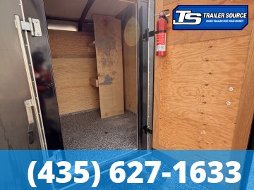 6x12 Interstate ENCLOSED Enclosed Cargo Trailer - 3.5K GVWR - Side Door, Solar Panel, Spare Tire