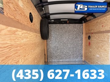 6x12 Interstate ENCLOSED Enclosed Cargo Trailer - 3.5K GVWR - Side Door, Solar Panel, Spare Tire