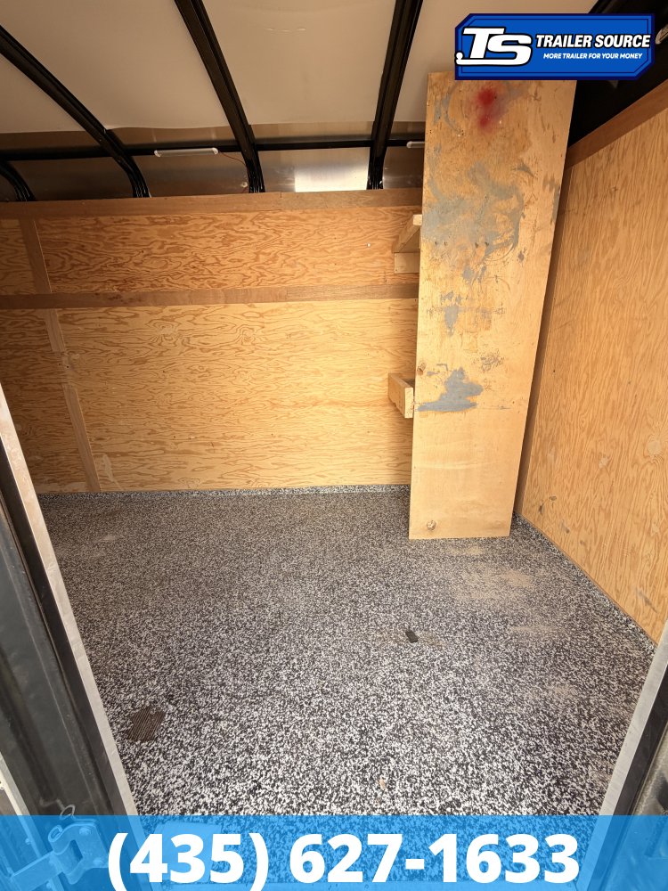 6x12 Interstate ENCLOSED Enclosed Cargo Trailer - 3.5K GVWR - Side Door, Solar Panel, Spare Tire