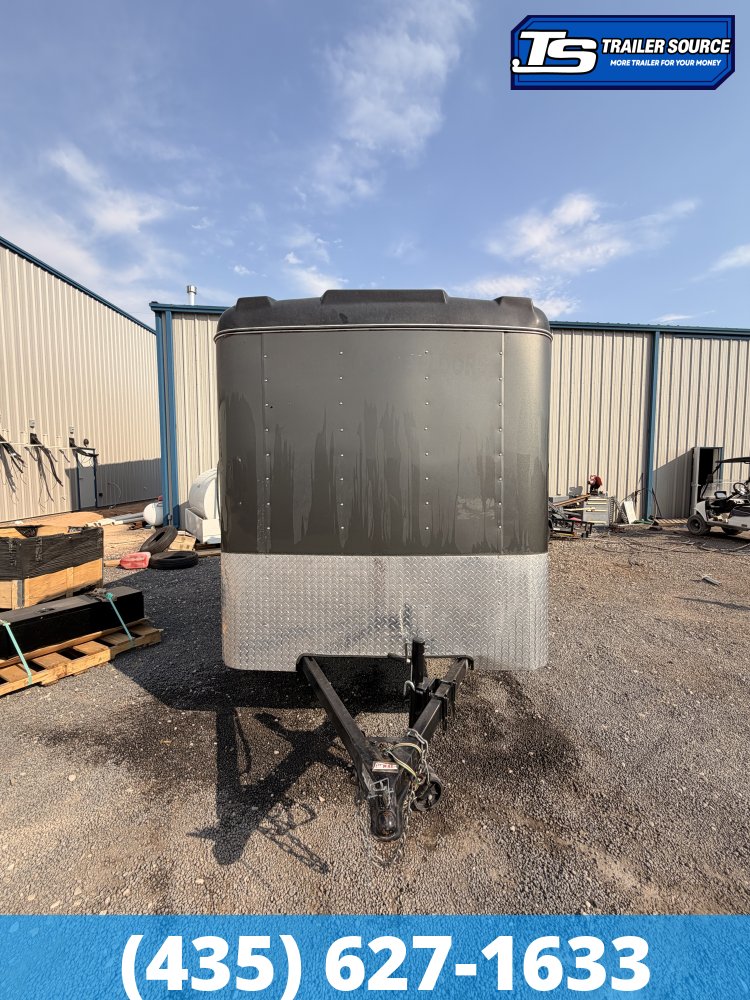 6x12 Interstate ENCLOSED Enclosed Cargo Trailer - 3.5K GVWR - Side Door, Solar Panel, Spare Tire
