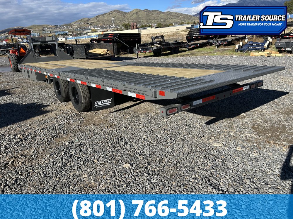 8.5x32 Diamond C FMAX-HDT 212 Pacesetter Pkg Pacesetter Pkg Gooseneck Hydraulic Dovetail Equipment Trailer - 25.9K GVWR - Hydraulic Disc Brakes, Hydraulic Jack(s), Solar Panel