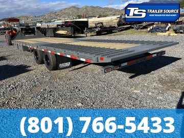 8.5x32 Diamond C FMAX-HDT 212 Pacesetter Pkg Pacesetter Pkg Gooseneck Hydraulic Dovetail Equipment Trailer - 25.9K GVWR - Hydraulic Disc Brakes, Hydraulic Jack(s), Solar Panel