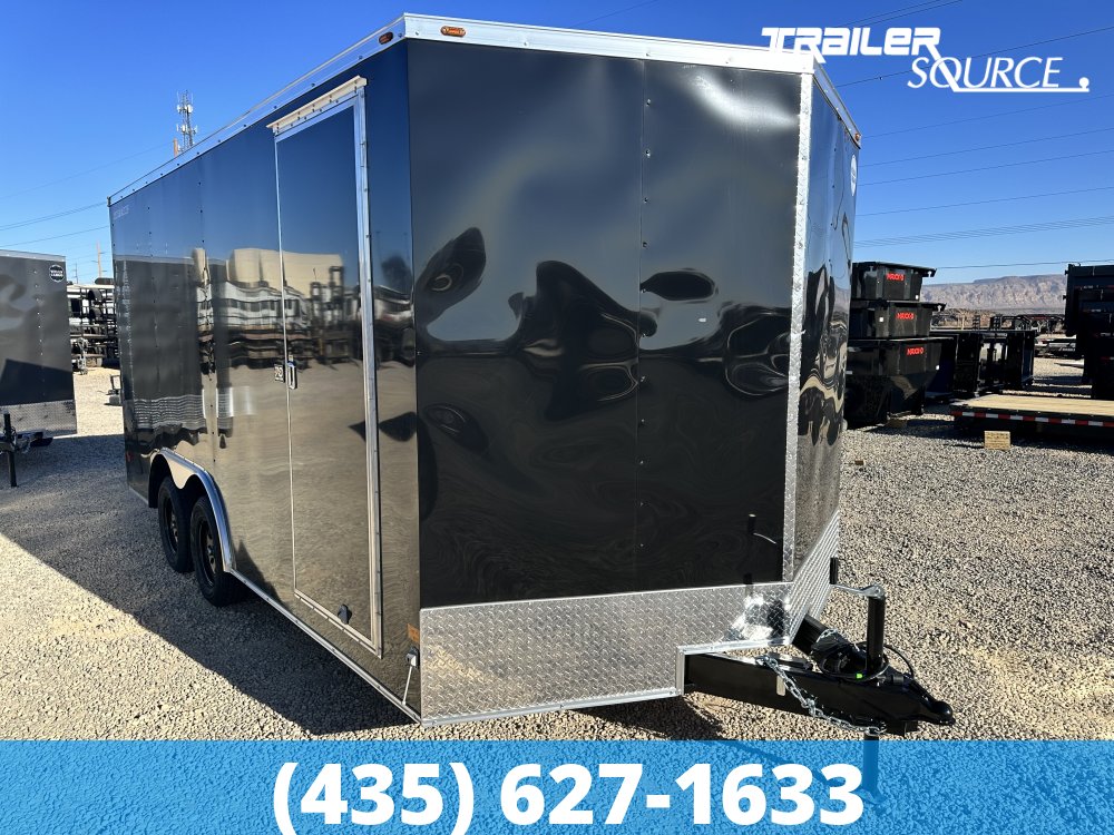 8.5x16 Wells Cargo Fast Trac Deluxe 7'0" Interior 7K Tandem Axle Enclosed Cargo