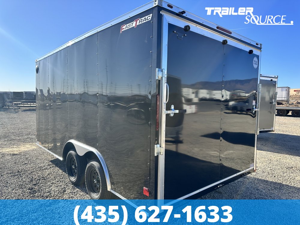 8.5x16 Wells Cargo Fast Trac Deluxe 7'0" Interior 7K Tandem Axle Enclosed Cargo