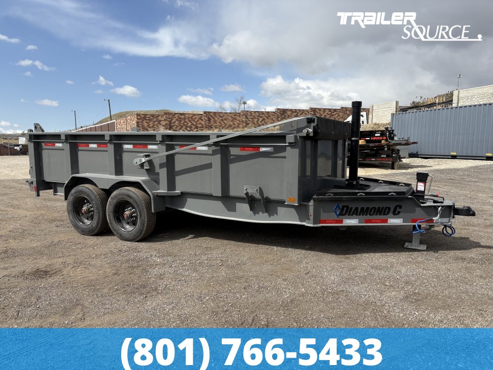 7x16 Diamond C LPT Telescopic Dump 23K 32" Sides Dump