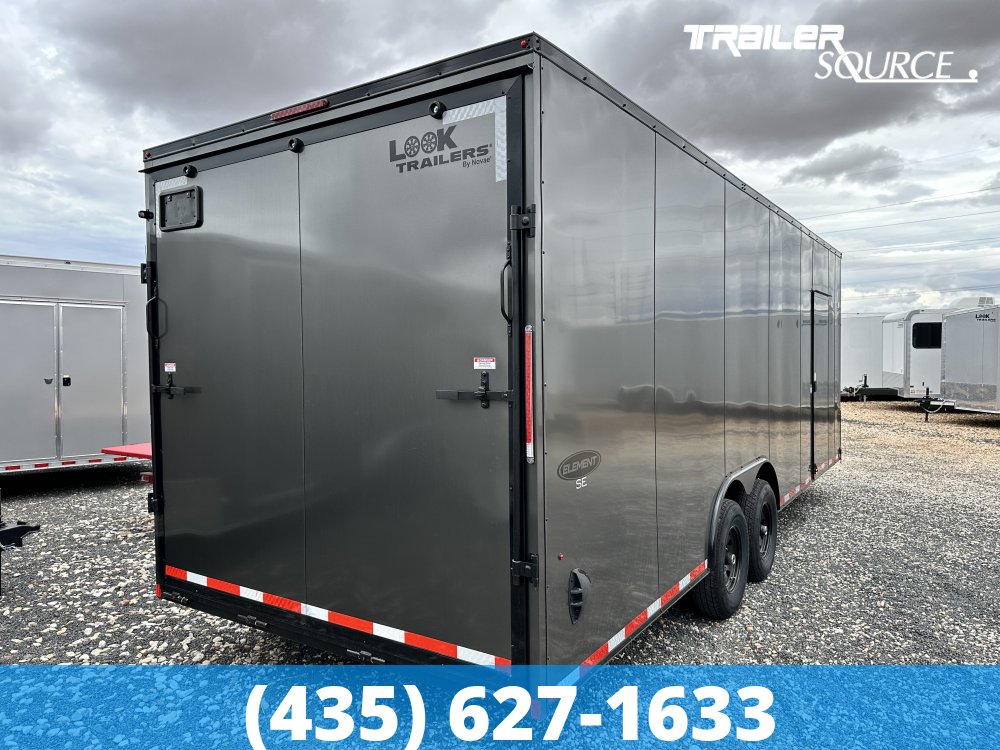 8.5x24 Look Element SE 7'6" Interior 14K Tandem Axle Enclosed Cargo