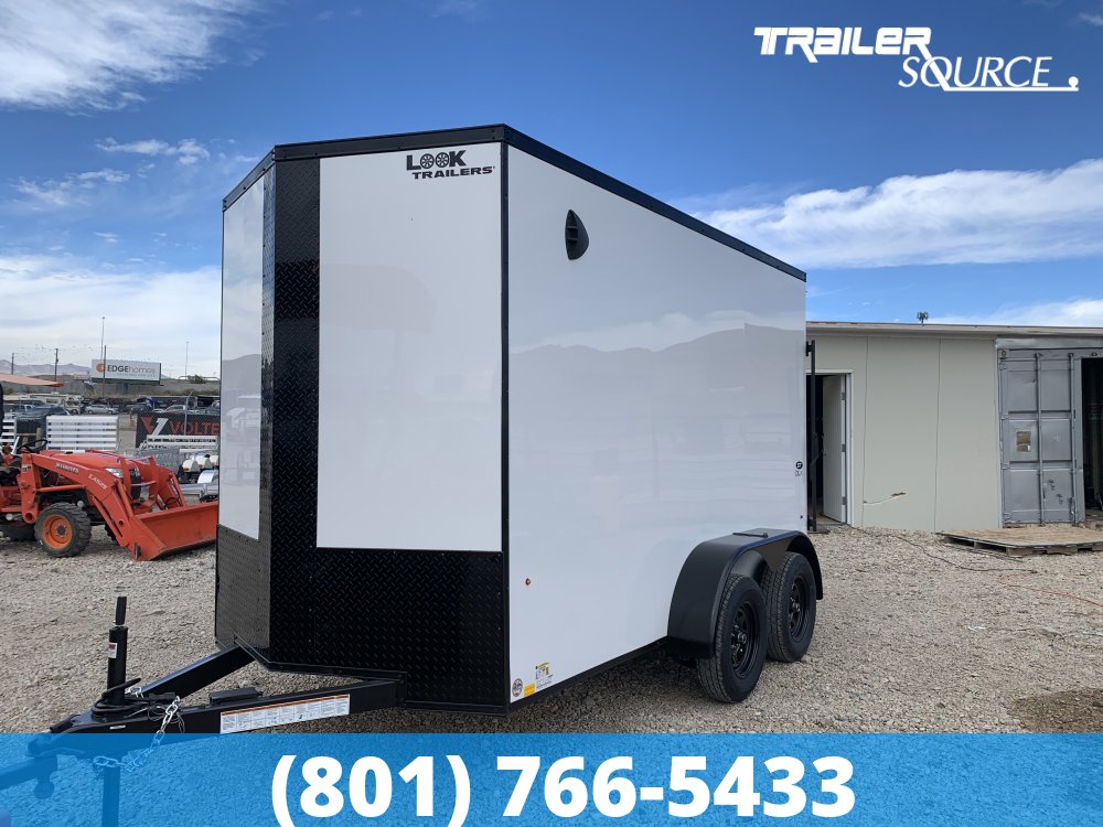 6x12 Look ST DLX 6'6" Interior 7K Tandem Axle Enclosed Cargo