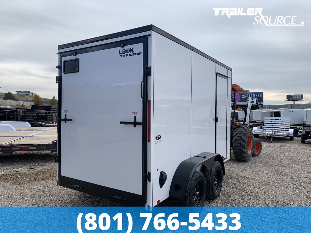 6x12 Look ST DLX 6'6" Interior 7K Tandem Axle Enclosed Cargo