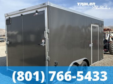 8.5x16 American Hauler Night Hawk Enclosed Cargo Trailer - 7'6" Interior - 7K GVWR Dovetail