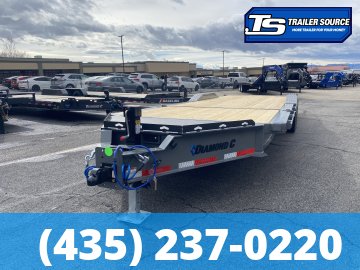 8.5x24 Diamond C HXD 208 Wide Body w/ Drive Over Fenders Tilt