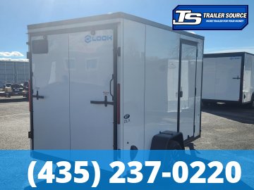 6x10 Look ST DLX Enclosed Cargo Trailer - 6'0" Interior - 3.5K GVWR - Alloy Wheels, Black Out Package