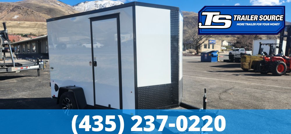 6x10 Look ST DLX Enclosed Cargo Trailer - 6'0" Interior - 3.5K GVWR - Alloy Wheels, Black Out Package