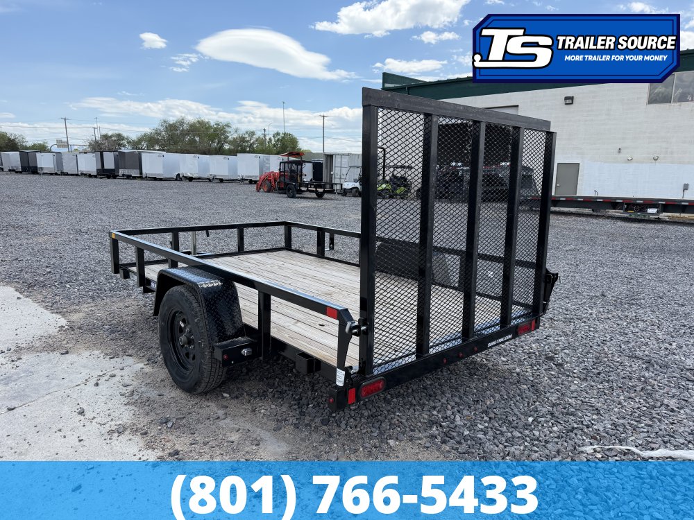6x10 Sure-Trac Tube Top Utility Trailer - 3.5K GVWR - Ramp Gate