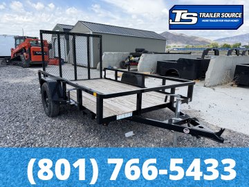 6x10 Sure-Trac Tube Top Utility Trailer - 3.5K GVWR - Ramp Gate