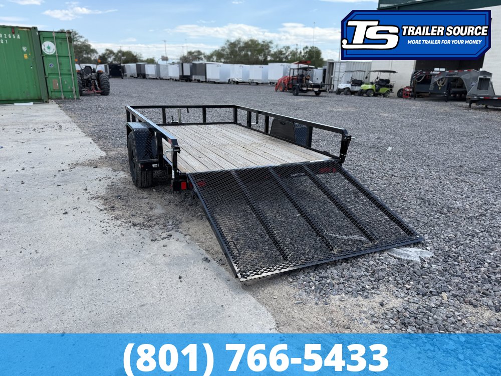 6x10 Sure-Trac Tube Top Utility Trailer - 3.5K GVWR - Ramp Gate