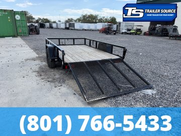 6x10 Sure-Trac Tube Top Utility Trailer - 3.5K GVWR - Ramp Gate